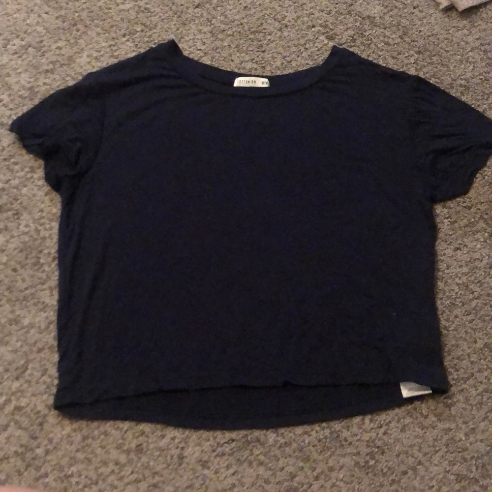 Navy blue soft tee